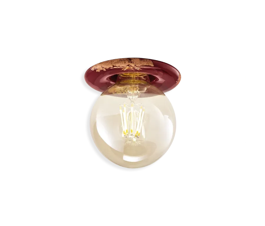 obrazek 1 Minimalistyczne w formie sufitowe światło punktowe w stylu vintage