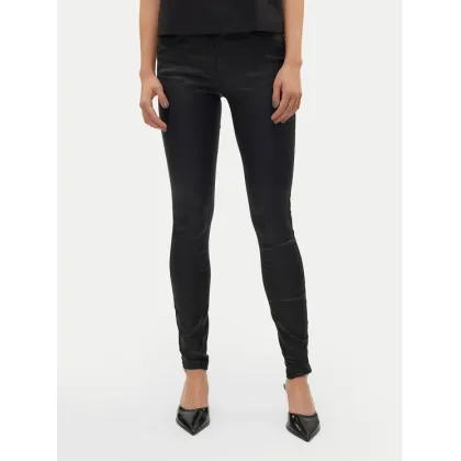 Zdjęcie Vero Moda Spodnie z imitacji skóry Flash 10314591 Czarny Skinny Fit