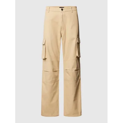 Zdjęcie Spodnie cargo zapinane na guzik i zamek błyskawiczny