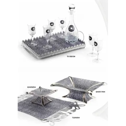 Picture A unique 8-piece alcohol set from Italy