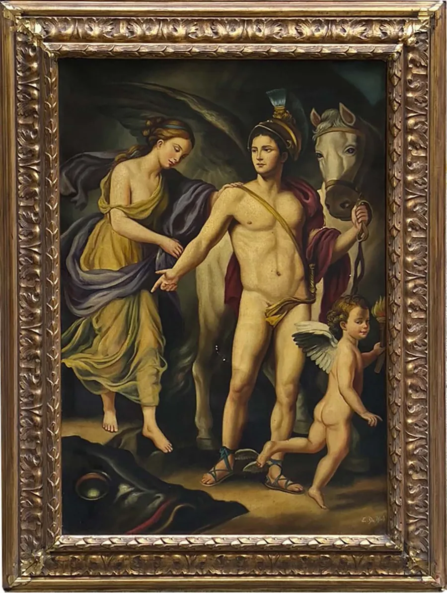 obrazek 1 Reinterpretacja starożytnego obrazu „Perseusz i Andromeda” - Eugenio De Blasi