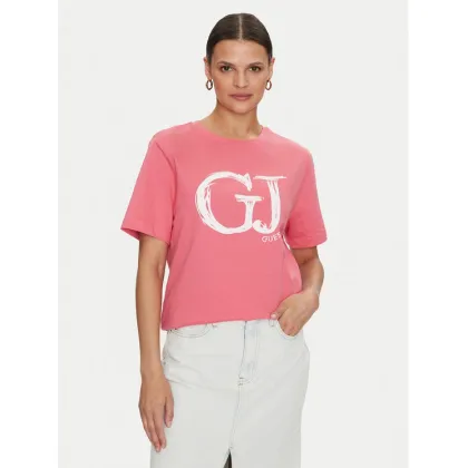 Zdjęcie Guess T-Shirt Sara V4YI01 K8FQ4 Różowy Regular Fit