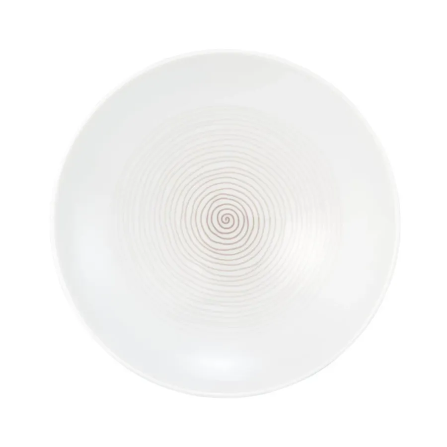 obrazek 2 Porcelanowy  głęboki talerz do zupy 20 cm z oryginalnym brązowym zdobieniem - Seltmann Weiden