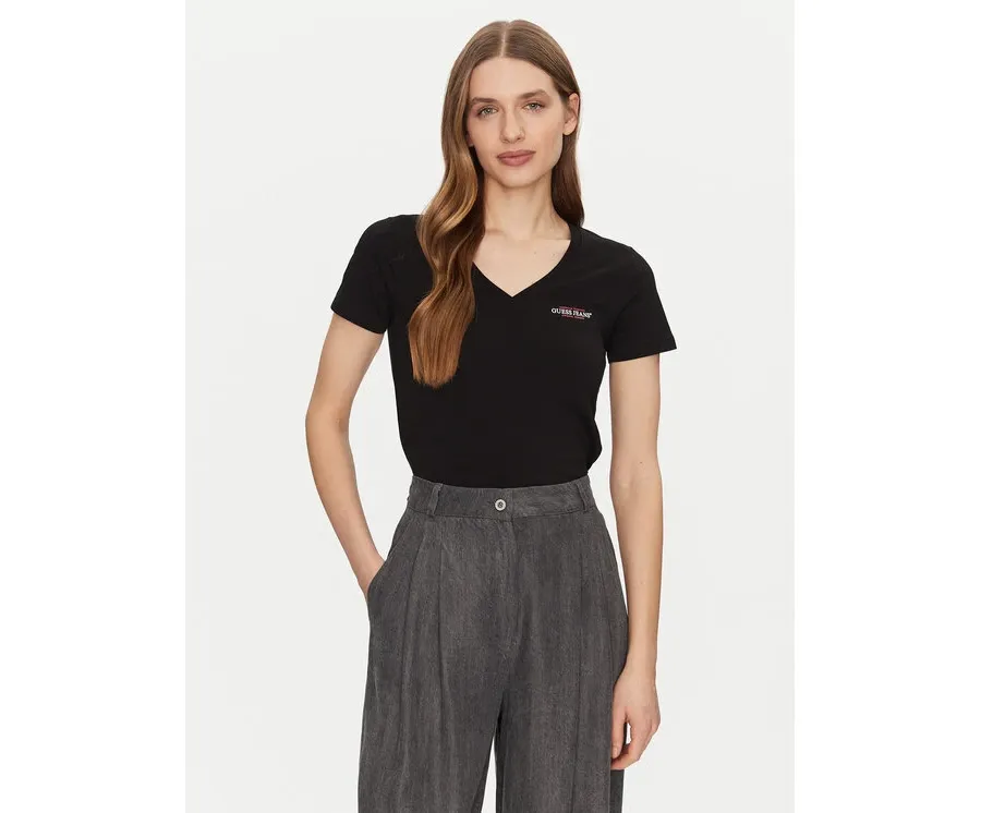 obrazek 1 Guess Jeans T-Shirt W4YI23 J1314 Czarny Slim Fit