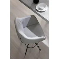 Picture A large, practical, leather bar chair