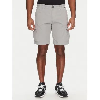 Zdjęcie Napapijri Szorty materiałowe N-Deline NP0A4HOT Szary Regular Fit