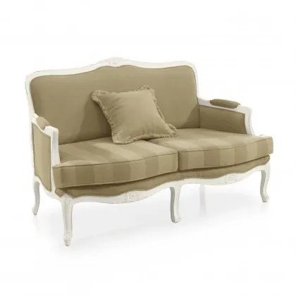 Zdjęcie Wygodna sofa w stylu klasycznym o strukturze drewna bukowego - Sevensedie