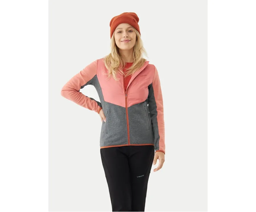 obrazek 1 Viking Kurtka przejściowa Bamboo Creek Hoodie Lady 750/25/3210 Różowy Regular Fit