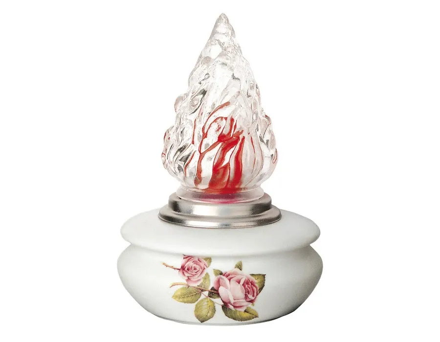 obrazek 1 Porcelanowa lampa ze zdobieniami na grób