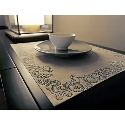 Zdjęcie Lniana podkładka pod nakrycie Arabesque