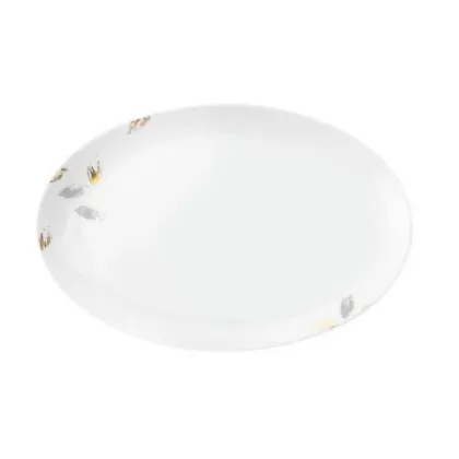 Zdjęcie Prestiżowy owalny porcelanowy półmisek o delikatnym zdobieniu – Tettau