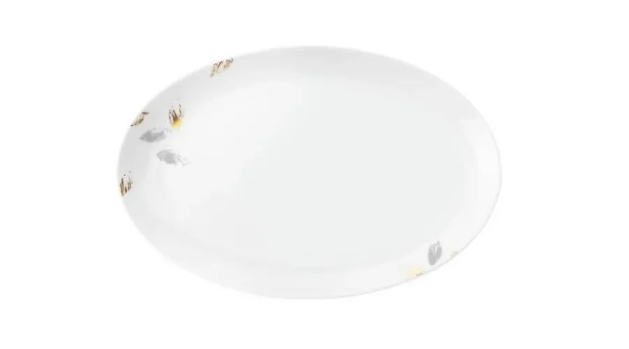 obrazek 1 Prestiżowy owalny porcelanowy półmisek o delikatnym zdobieniu – Tettau