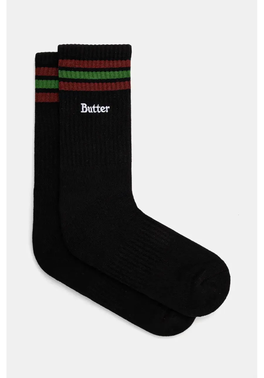 obrazek 1 Butter Goods skarpetki Stripe Socks męskie kolor czarny BG243912