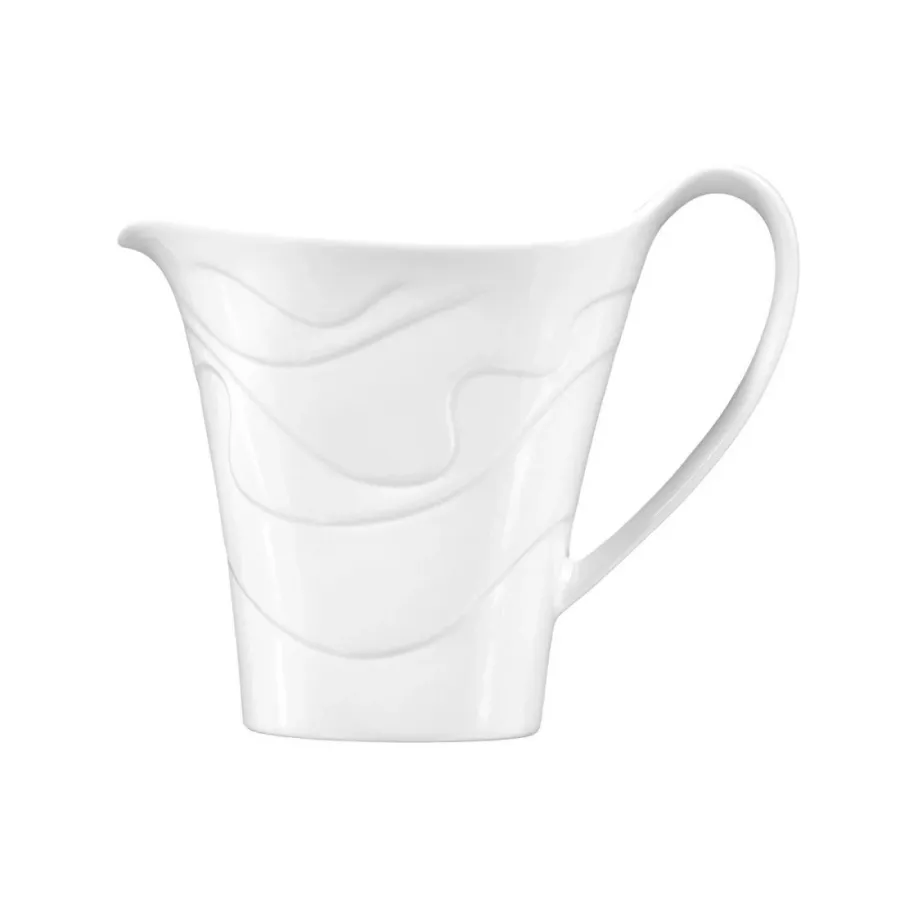 obrazek 2 Piękny porcelanowy dzbanuszek do mleka z reliefowym zdobieniem - Seltmann Weiden