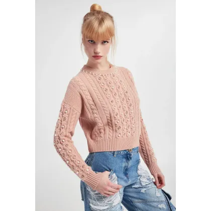 Zdjęcie Sweter damski wełniany ELISABETTA FRANCHI Elisabetta Franchi