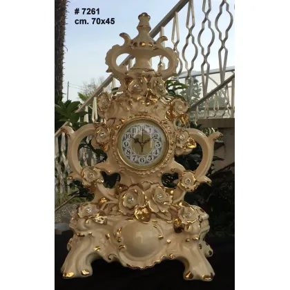 Picture A unique decorative clock made of ceramics