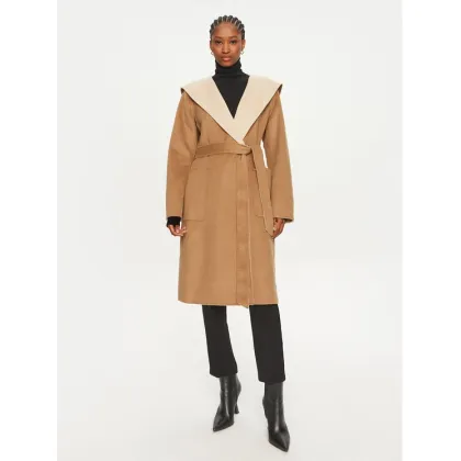 Zdjęcie MICHAEL Michael Kors Płaszcz wełniany 77B6510M22 Beżowy Regular Fit