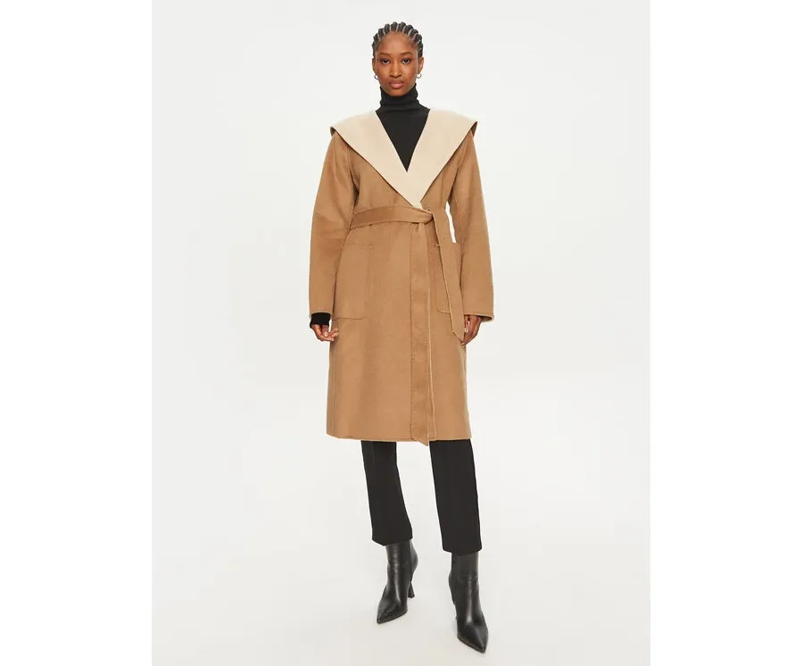 obrazek 1 MICHAEL Michael Kors Płaszcz wełniany 77B6510M22 Beżowy Regular Fit