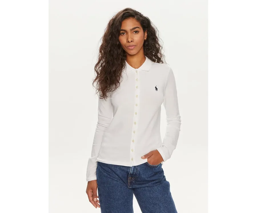 obrazek 1 Polo Ralph Lauren Koszula 211941176004 Biały Slim Fit