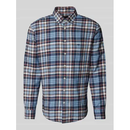 Zdjęcie Koszula flanelowa o kroju regular fit z kołnierzykiem typu button down