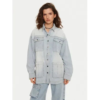 Zdjęcie One Teaspoon Koszula jeansowa 26628 Niebieski Relaxed Fit