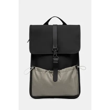 Zdjęcie Rains plecak Mix Backpack Mini kolor czarny duży gładki 14280