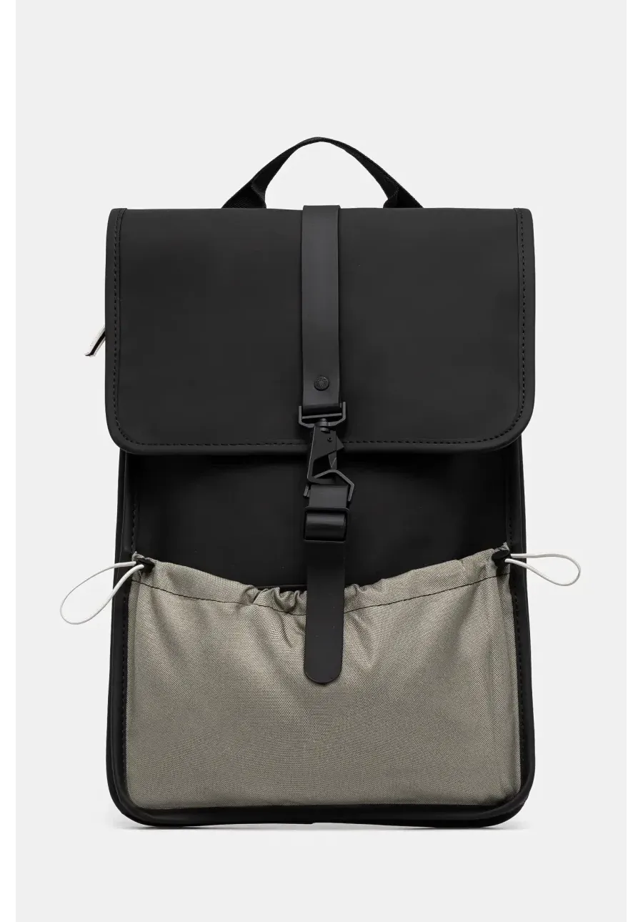 obrazek 1 Rains plecak Mix Backpack Mini kolor czarny duży gładki 14280
