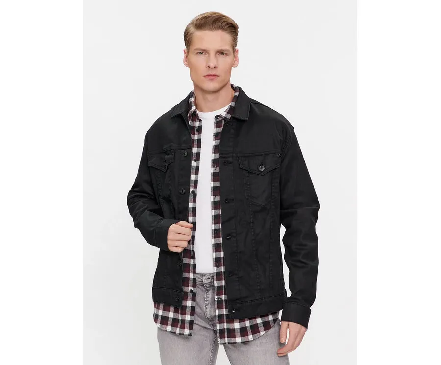 obrazek 1 Pepe Jeans Kurtka jeansowa Pinners PM402885 Czarny Regular Fit