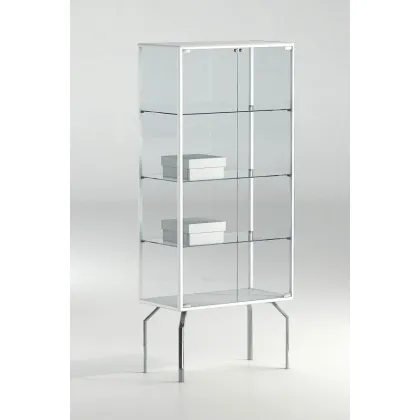 Picture Stylish display cabinet on metal legs for a shop or boutique