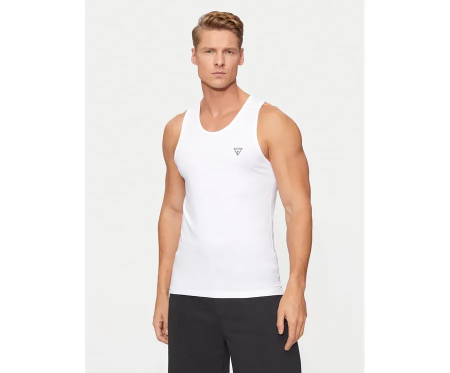 obrazek 1 Guess Tank top U97M02 KCD31 Biały Regular Fit