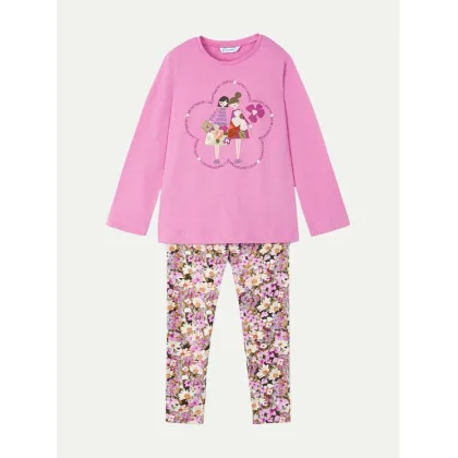 Zdjęcie Mayoral Komplet bluzka i legginsy 4713 Różowy Regular Fit