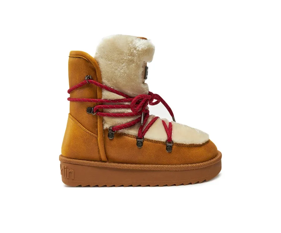 obrazek 1 D.Franklin Śniegowce Nordic Trk Fur DFSH370005 Żółty