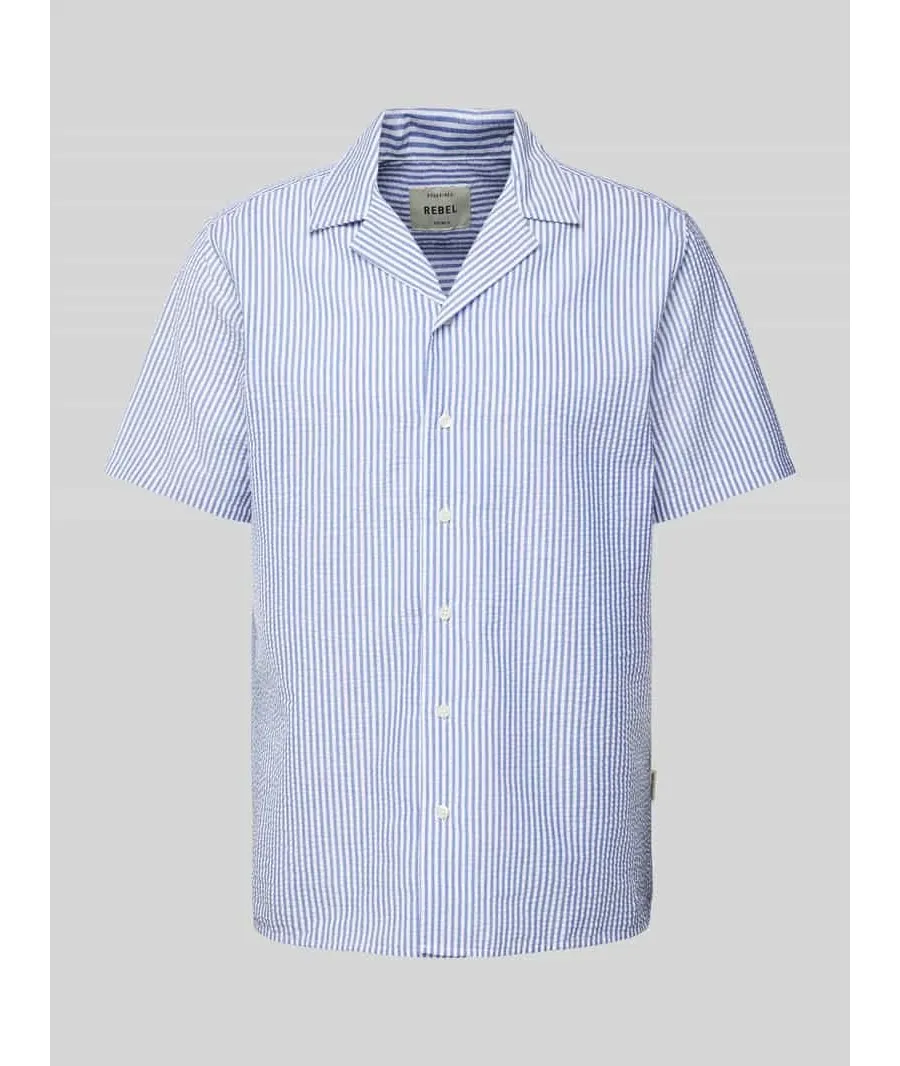 obrazek 1 Koszula casualowa o kroju regular fit z kołnierzem z połami model ‘Jonas’