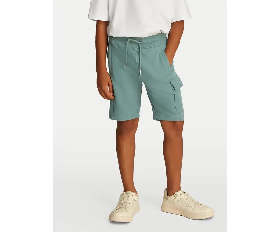 obrazek 1 Calvin Klein Jeans Szorty sportowe IB0IB02440 Zielony Relaxed Fit