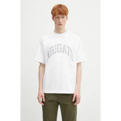 Zdjęcie Axel Arigato t-shirt bawełniany Link T-Shirt męski kolor biały z nadrukiem A1502006