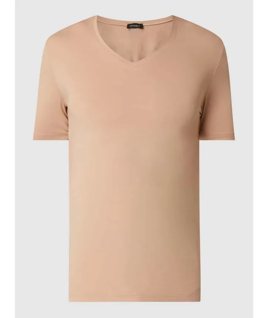 obrazek 1 T-shirt z dekoltem w serek