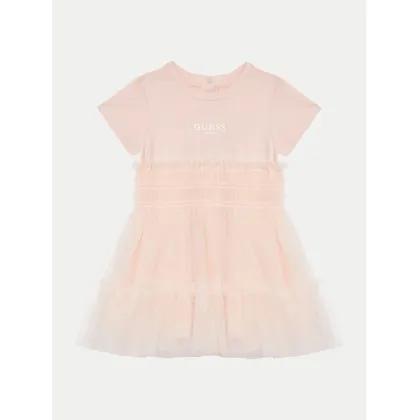 Zdjęcie Guess Sukienka codzienna A5RK19 K6YW0 Różowy Regular Fit