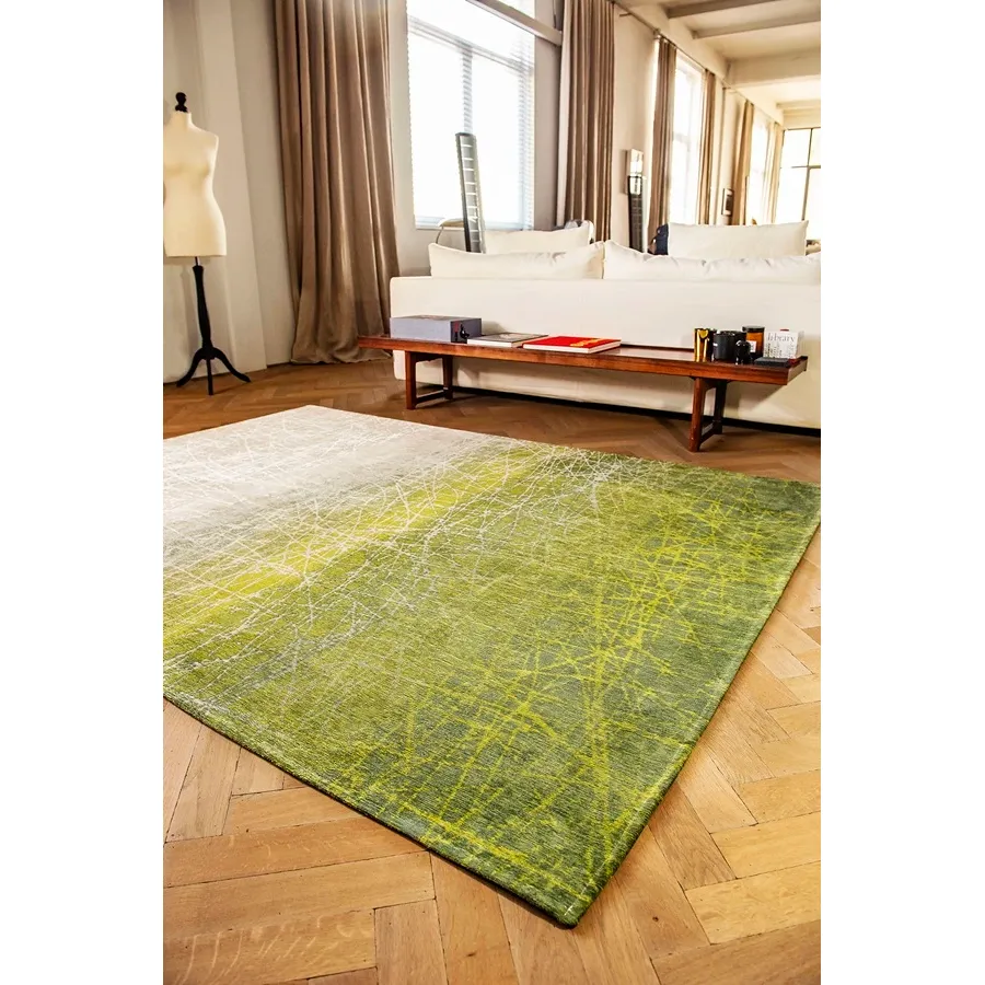 obrazek 5 Nieszablonowy zielony dywan nowoczesny - CENTRAL PARK GREEN 8882