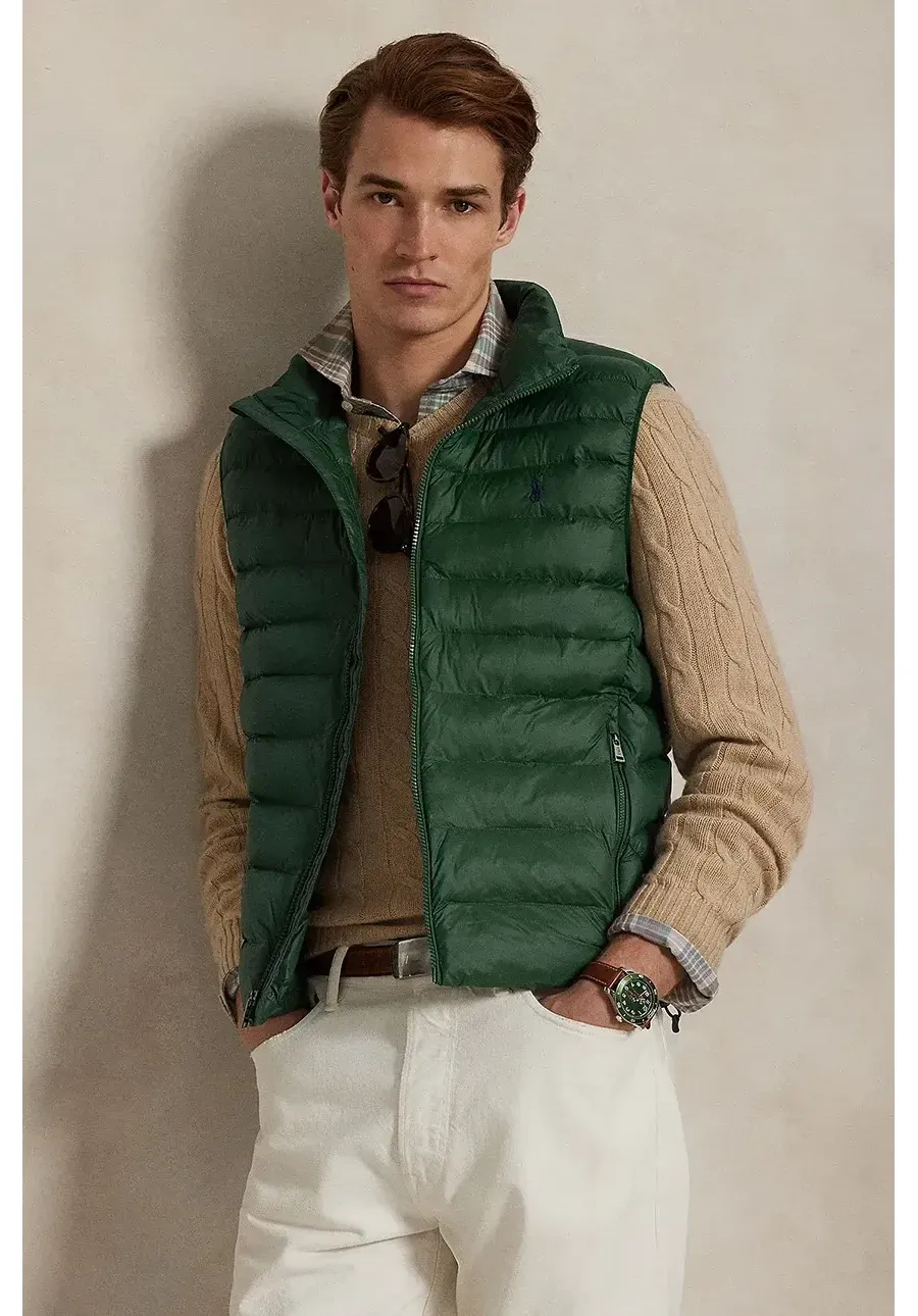 obrazek 1 Polo Ralph Lauren bezrękawnik męski kolor zielony przejściowy 710949962
