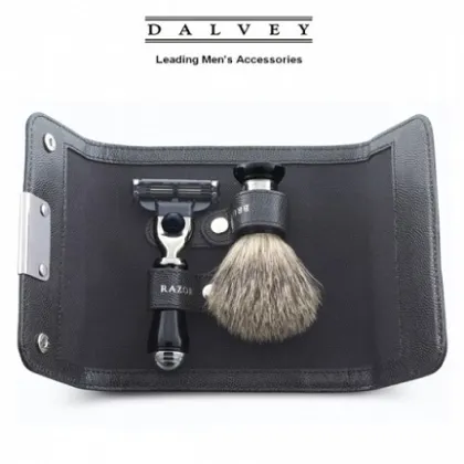 Picture Travel Black Dalvey DA770 shaving set