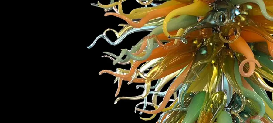 obrazek 4 Unikalny żyrandol z płomieniami ze szkła Murano - Vetreria Artistica Rosa