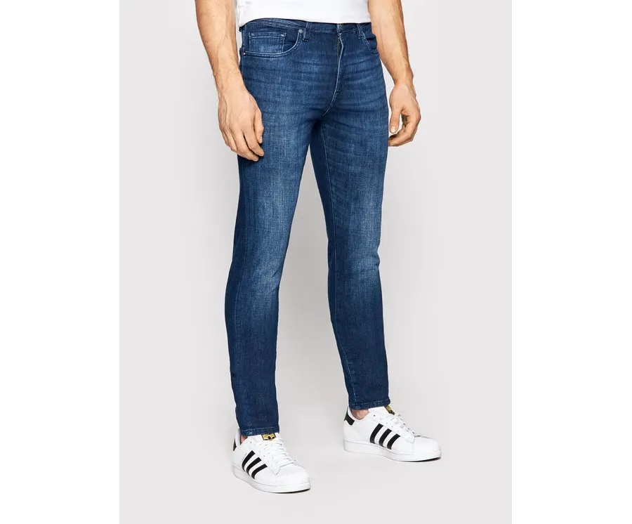 obrazek 1 Selected Homme Jeansy Leon 16083063 Granatowy Slim Fit