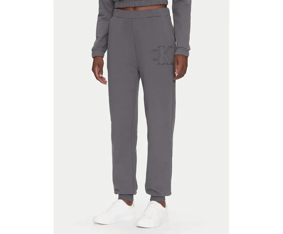 obrazek 1 Calvin Klein Jeans Spodnie dresowe J20J225355 Szary Regular Fit
