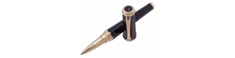 obrazek 1 Rollerball Resin Gold Sapphire Piccola Gemma Purple Montegrappa