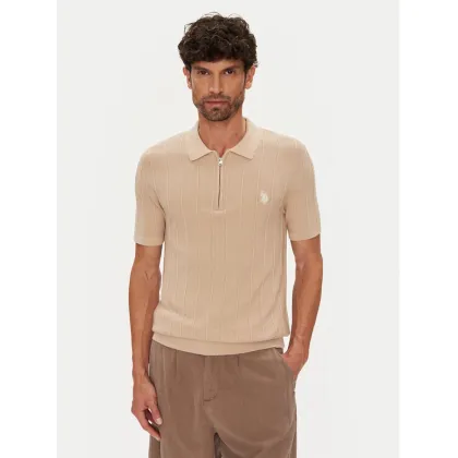 Zdjęcie U.S. Polo Assn. Polo MUP3369 Beżowy Slim Fit