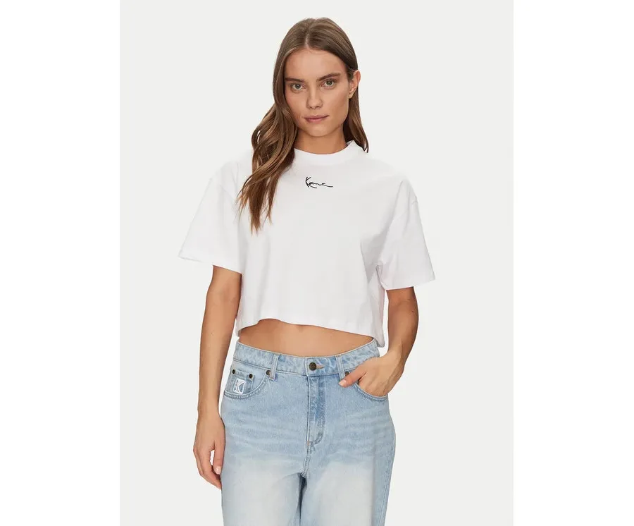 obrazek 1 Karl Kani T-Shirt 6137873 Biały Cropped Fit