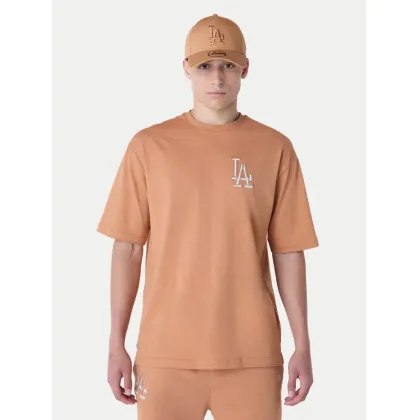 Zdjęcie New Era T-Shirt LA Dodgers MLB League Essential 60596179 Pomarańczowy Regular Fit