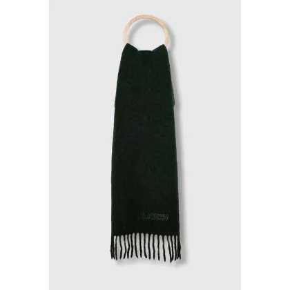 Zdjęcie Woolrich szalik wełniany Alpaca Wool Ombre Scarf kolor zielony wzorzysty CFWWAC0174FRUT3552
