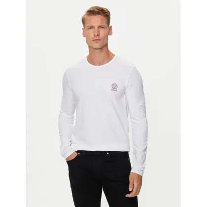 Zdjęcie Versace Longsleeve AUU01007 1A10011 Biały Regular Fit