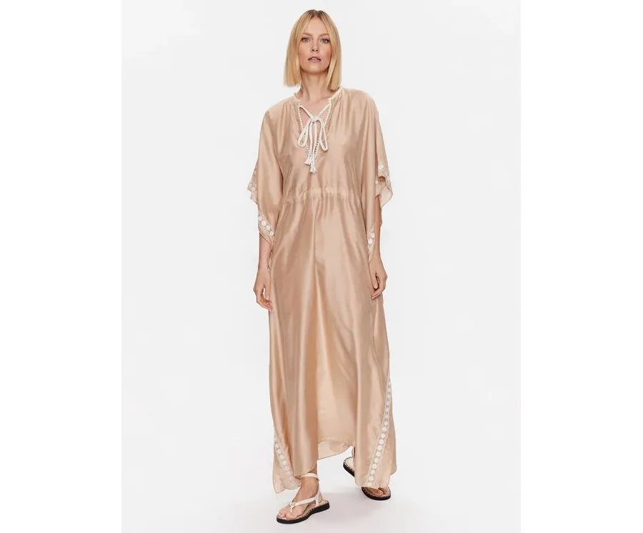 obrazek 1 TWINSET Sukienka letnia 231LM2FAA Kolorowy Relaxed Fit